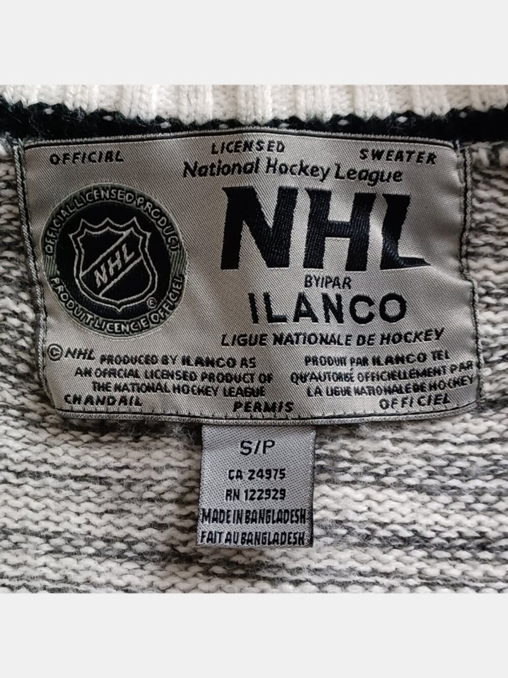 NHL by ILANCO Montreal Canadiens Quarter Zip Knit Sweater - Picture 8 of 16